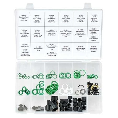 Truckair O-Ring Kit, R12/R134A Refrigerant Type 16-4140